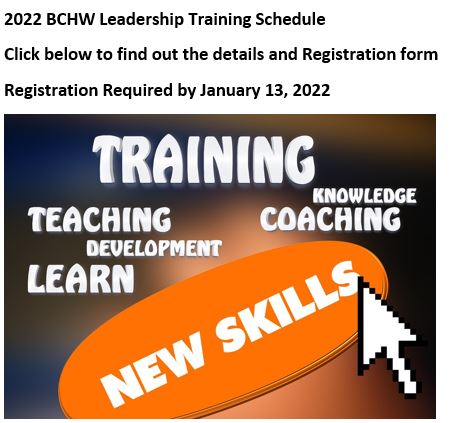 BCHW 2022 Leadership Training